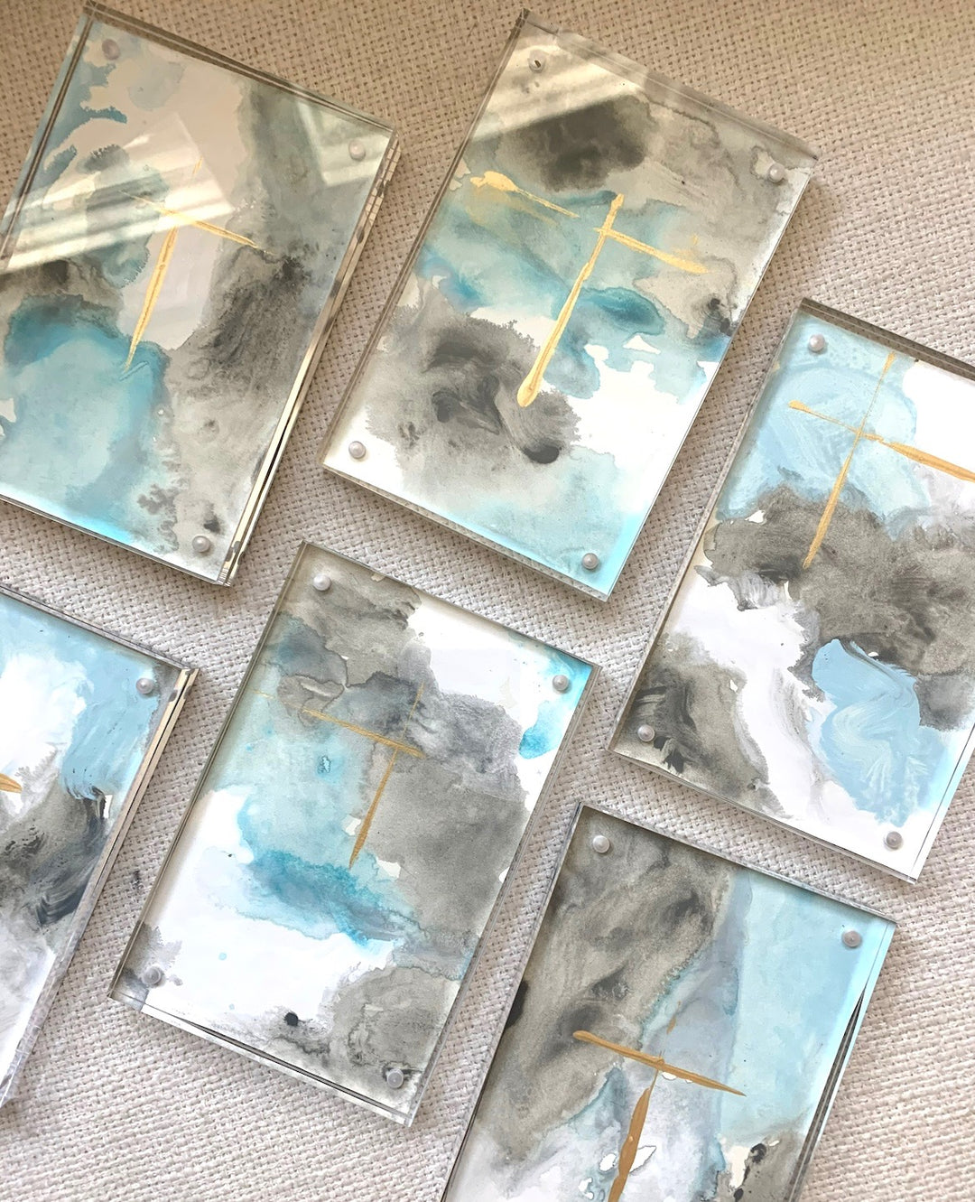 Acrylic Framed Cross 4x6