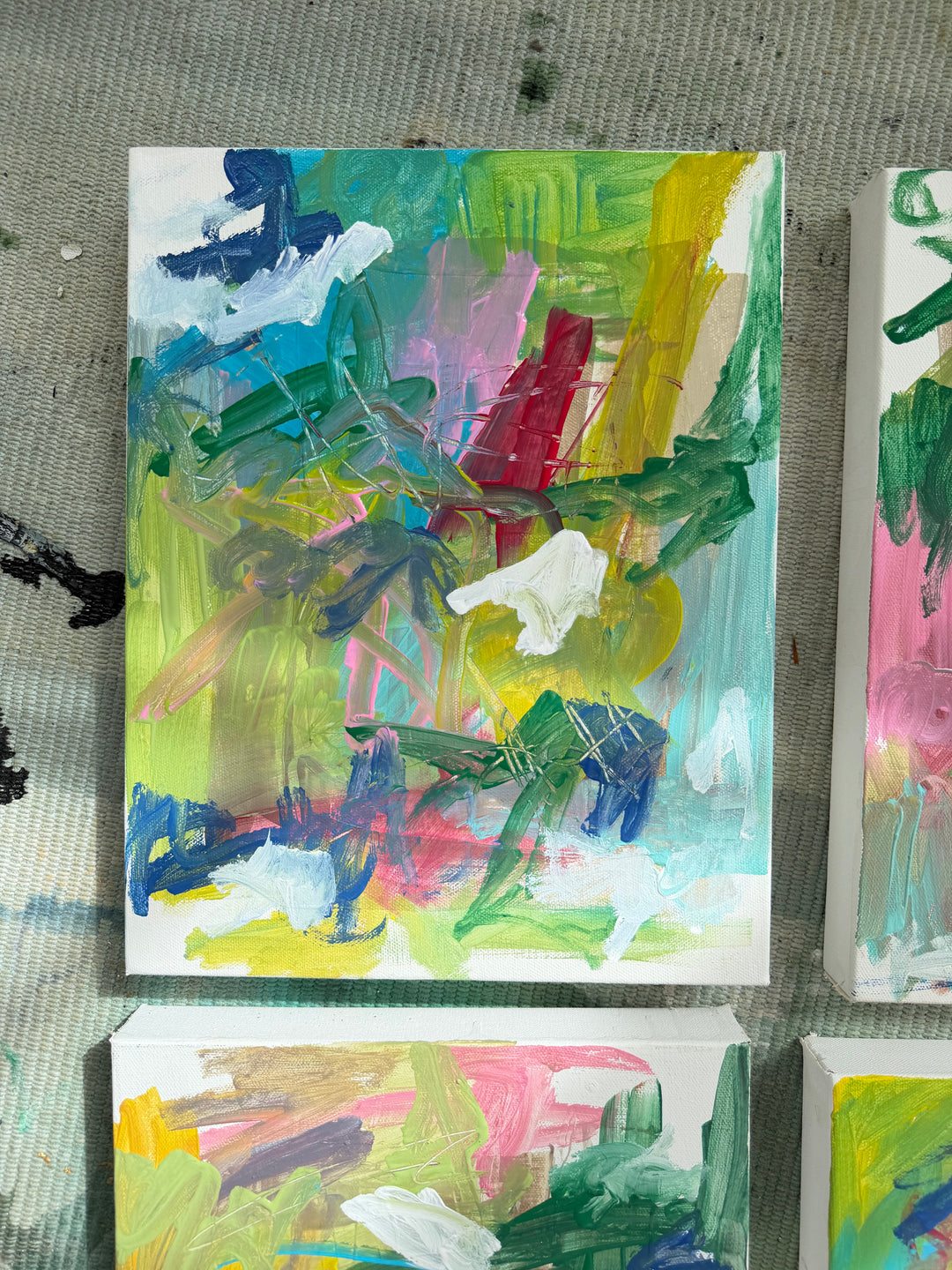 Letting go; set of 4