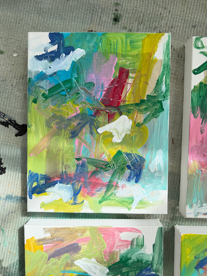 Letting go; set of 4