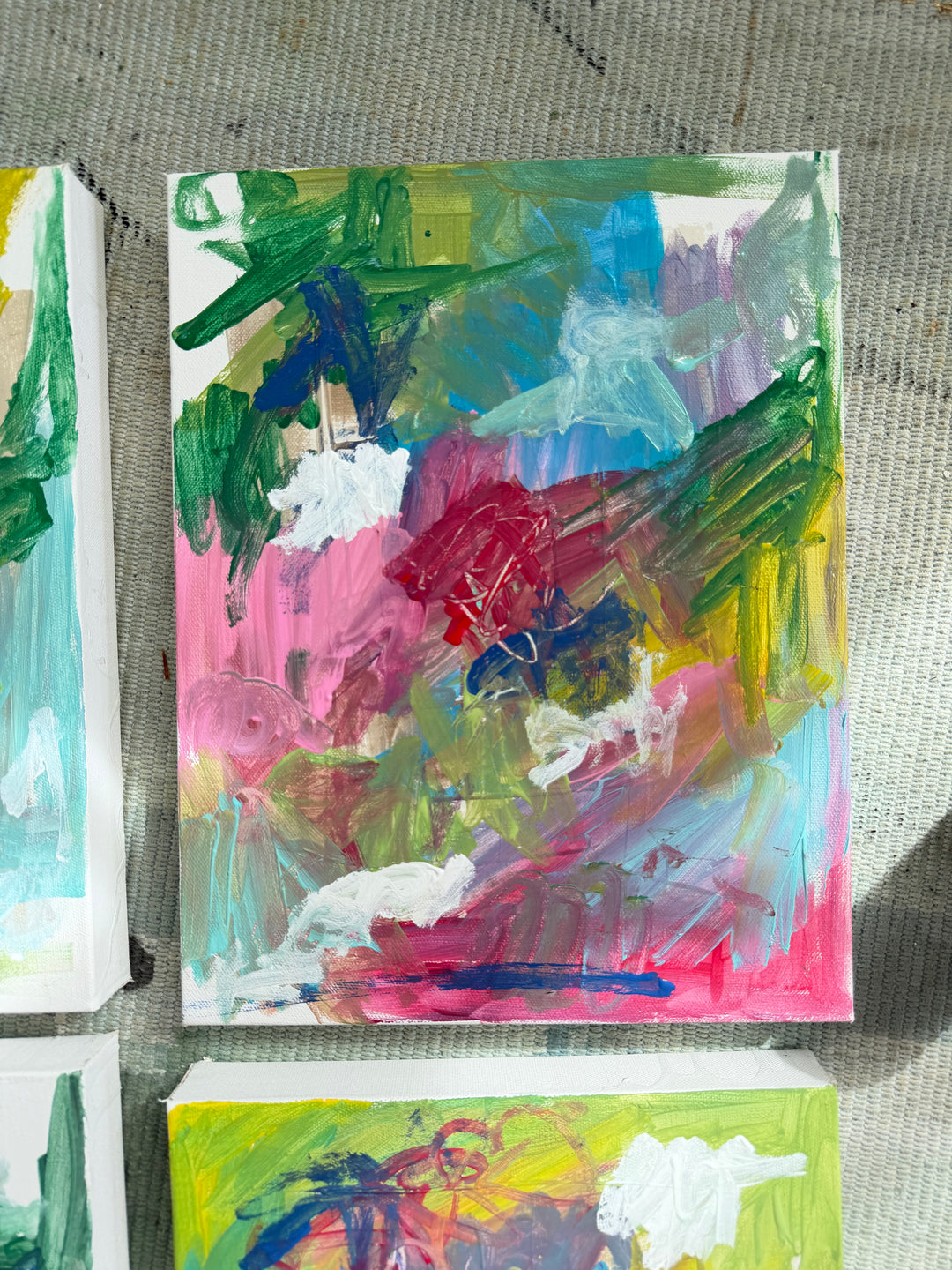 Letting go; set of 4