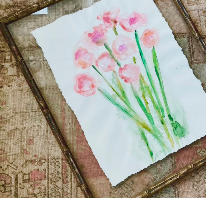 soft abstract florals