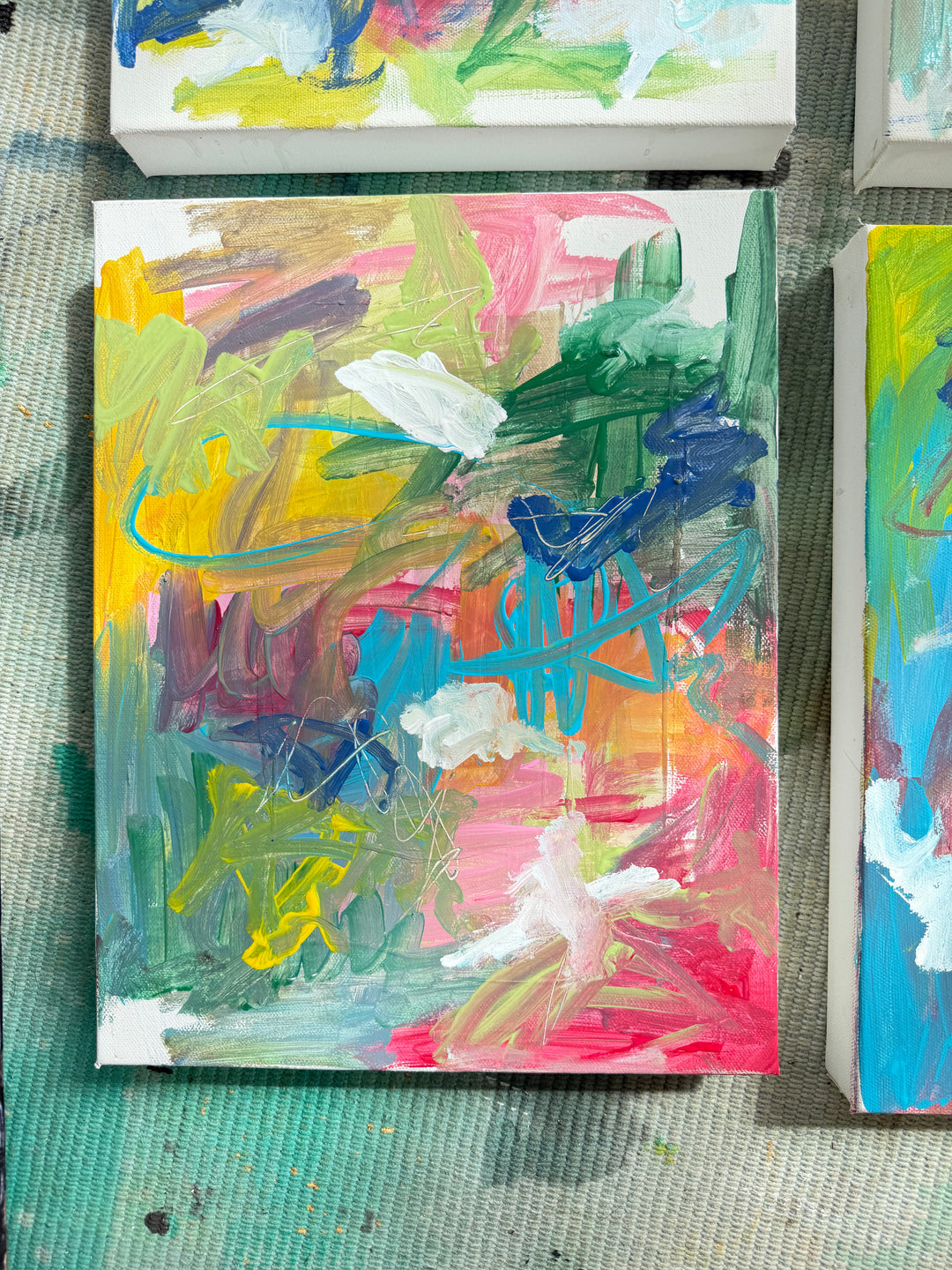 Letting go; set of 4