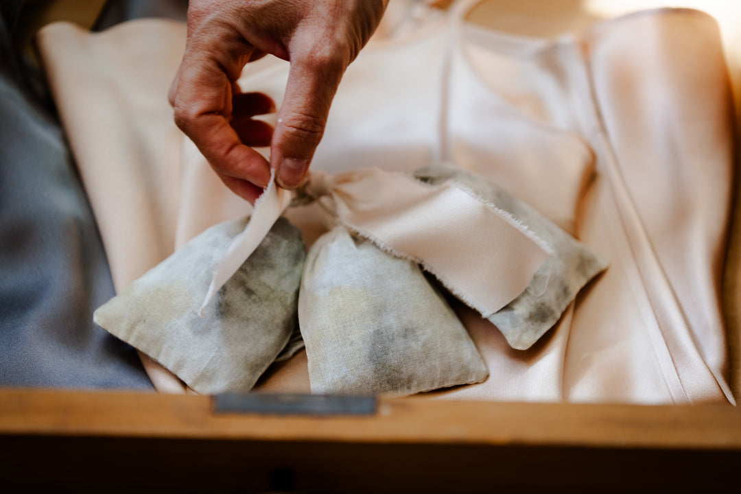 Neutral  Lavender Sachets; set of 3