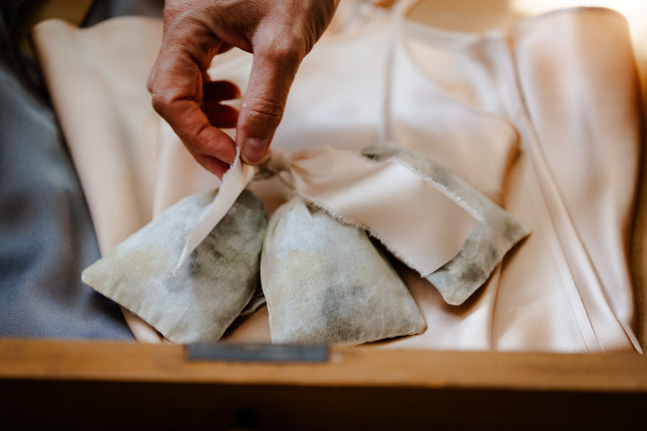 Neutral  Lavender Sachets; set of 3
