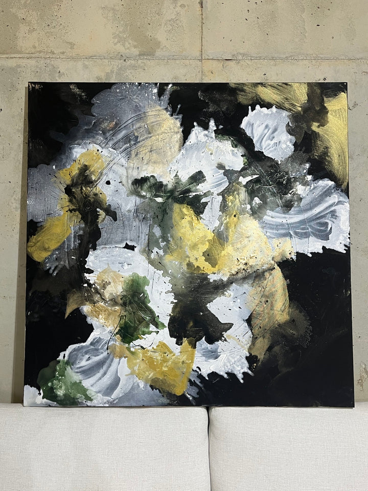 "She Exaggerated" 48 x 48