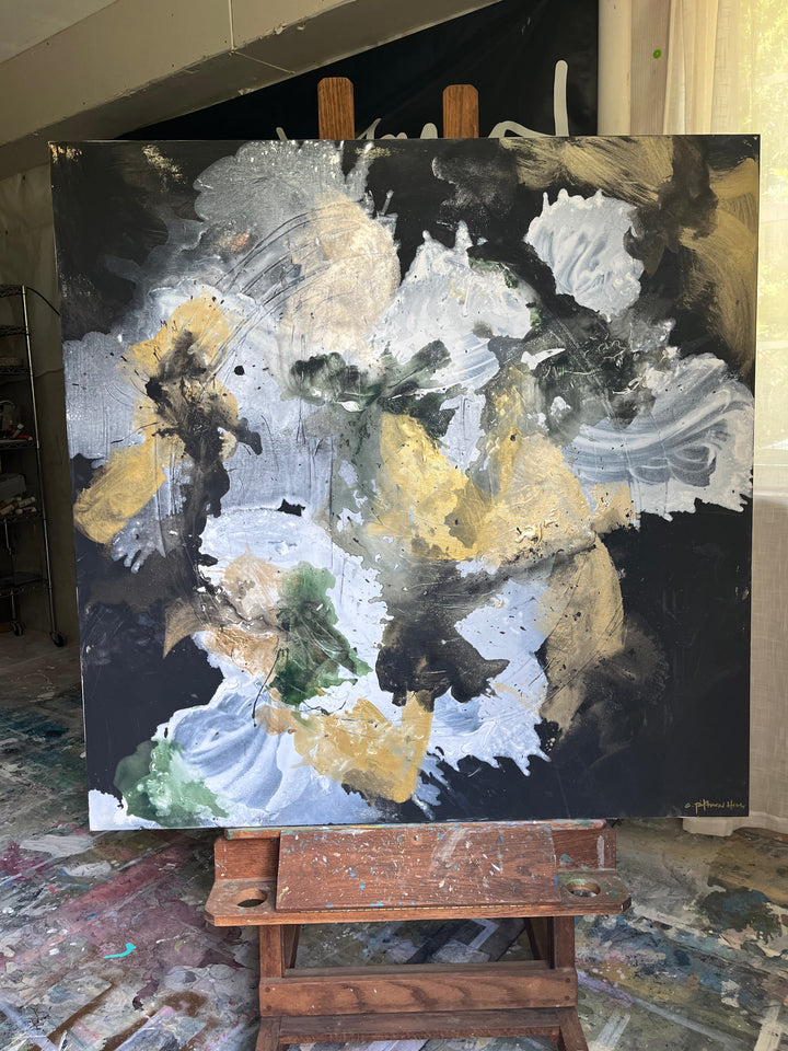 "She Exaggerated" 48 x 48