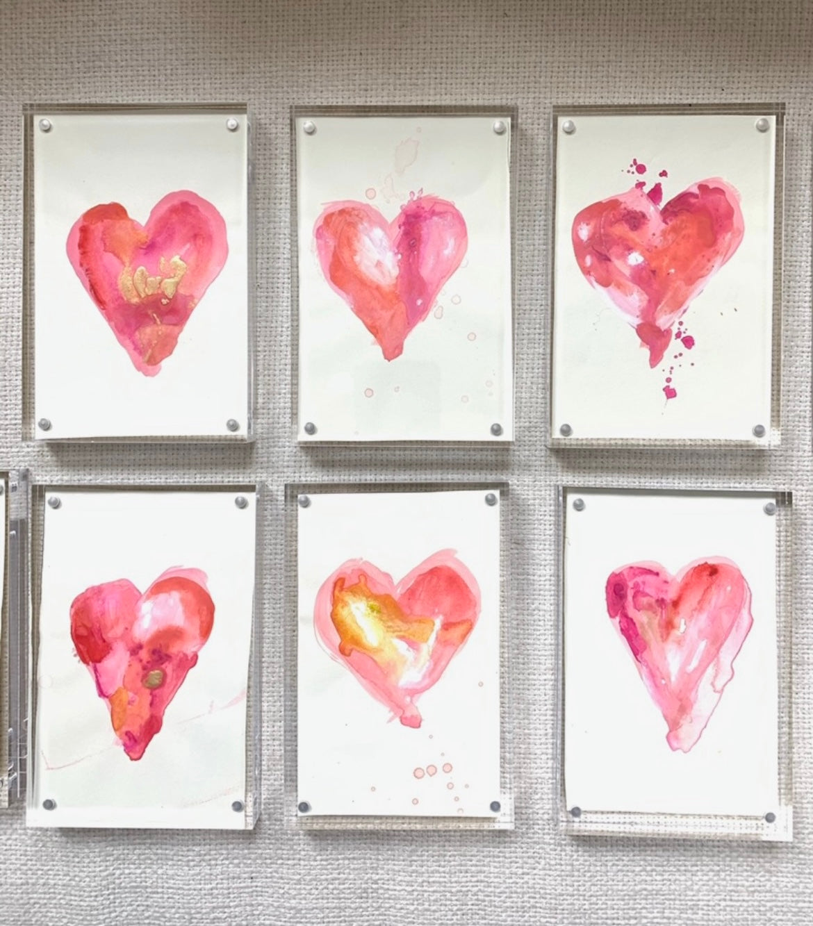 Red Heart in Acrylic