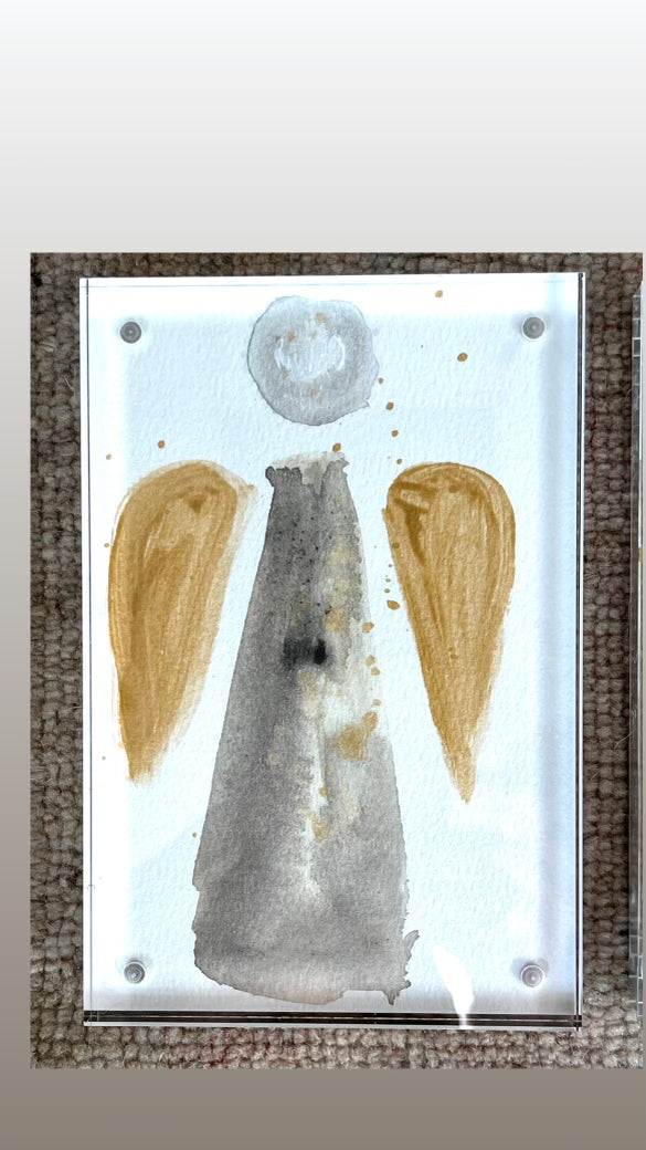 Neutral Angel in Acrylic